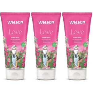 Trova Offerte di weleda doccia cremosa love rosa 3x200 ml e compra online