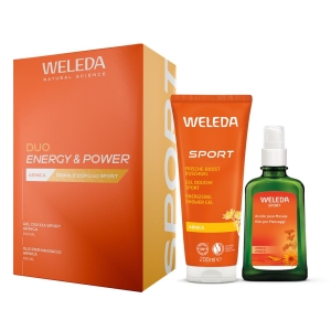 Trova Offerte di Weleda duo energy & power arnica gel doccia sport + olio massaggi 1 pz e compra online