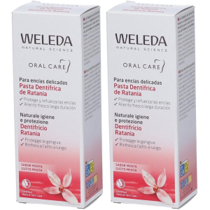 Trova Offerte di weleda oral care dentifricio ratania 2x75 ml e compra online