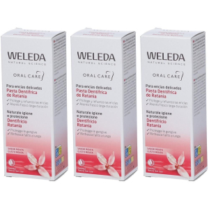 Trova Offerte di weleda oral care dentifricio ratania 3x75 ml e compra online