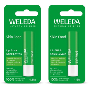 Trova Offerte di weleda skin food lip stick labbra 2x4,8 g e compra online