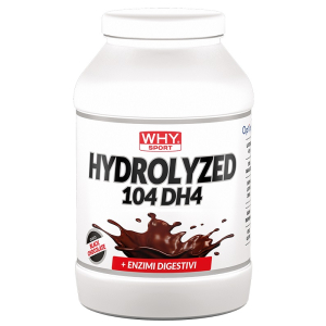 Trova Offerte di why sport hydrolyz 104 dh4 integratore di proteine idrolizzate per sportivi gusto black chocolate 30 dosi 900 grammi e compra online