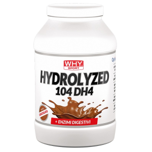 Trova Offerte di why sport hydrolyz 104 dh4 integratore di proteine idrolizzate per sportivi gusto cioccolato 30 dosi 900 grammi e compra online
