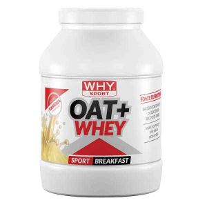 whysport oat+whey vaniglia750g bugiardino cod: 975419298 