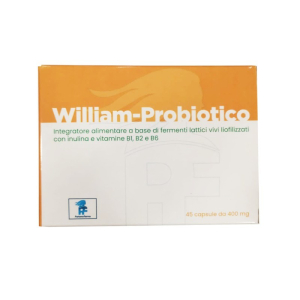 william probiotico 45cps bugiardino cod: 984567103 