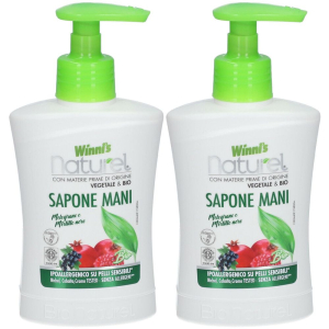 Trova Offerte di winni's sapone mani melograno e mirtillo nero set da 2 2x250 ml e compra online