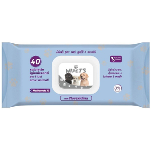 Trova Offerte di wipets salviettine detergenti per animali clorexidina 40 pezzi e compra online