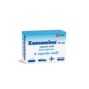 xamamina 6 capsule molli 50 mg bugiardino cod: 002955060 