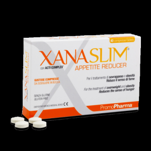 xanaslim appetite reducer 40 pastiglie bugiardino cod: 975981337 