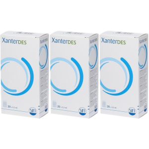 Trova Offerte di xanterdes soluzione oftalmica 20 flaconcini monodose da 0,3 ml 3x20x0, e compra online