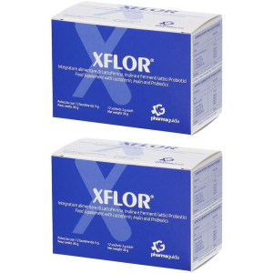Trova Offerte di xflor probiotici prebiotici lattoferrina bustine 2x12 pz bustina e compra online