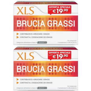 Trova Offerte di xls brucia grassi 60 compresse taglio prezzo 2x63,06 g e compra online