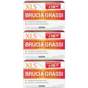 Trova Offerte di xls brucia grassi 60 compresse taglio prezzo 3x63,06 g e compra online