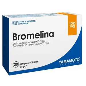 Yamamoto research bromelina integratore per la funzione digestiva 30 compresse
