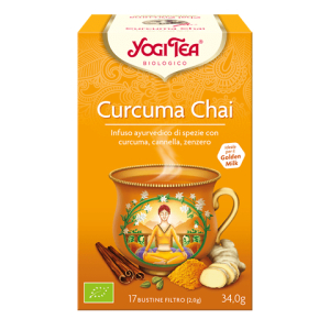 yogi tea curcuma chai 17 bustine bugiardino cod: 941962627 