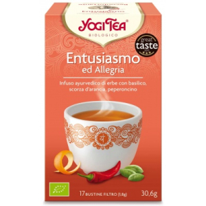 yogi tea entusiasmo e allegria bugiardino cod: 924930821 