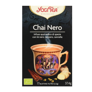 yogi tea chai nero infuso ayurvedico, 17 bugiardino cod: 932438029 