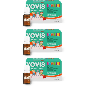 Trova Offerte di yovis bambini flaconcini probiotici e fermenti lattici per bambini 3x1 e compra online