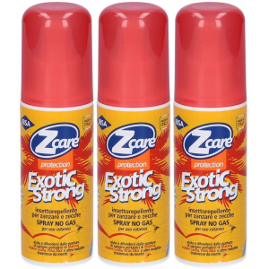 Trova Offerte di z care protection exotic strong 50% spray antizanzare 3x100 ml soluzio e compra online