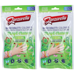 Trova Offerte di zanzarella braccialetti colorati play&nature 2x1 st e compra online