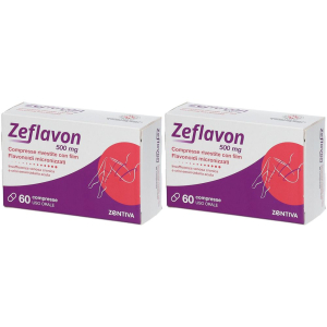 Trova Offerte di zeflavon 500 mg compresse rivestite set da 2 2x60 pz rivesti e compra online