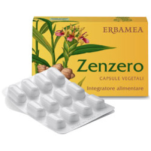 erbamea zenzero 24 capsule vegetali bugiardino cod: 924892969 