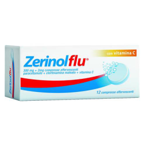 zerinolflu 12 compresse effervescenti 300 mg bugiardino cod: 035191028 