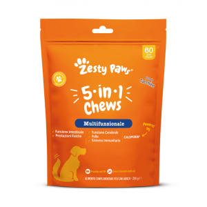Trova Offerte di zesty paws 5in1 - alimentatore complementare per cani adulti - 60 chews e compra online