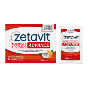 Zeta farmaceutici, zetavit magnesio e potassio advance, 14 buste