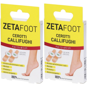 Trova Offerte di zetafoot cerotti callifughi set da 2 2x6 pz cerotto e compra online