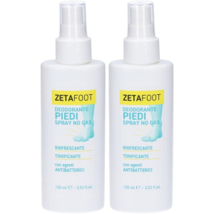 Trova Offerte di zetafoot spray no gas antiodore 2x100 ml e compra online
