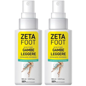 Trova Offerte di zetafoot spray no gas gambe leggere 2x100 ml e compra online