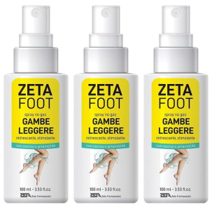 Trova Offerte di zetafoot spray no gas gambe leggere 3x100 ml e compra online