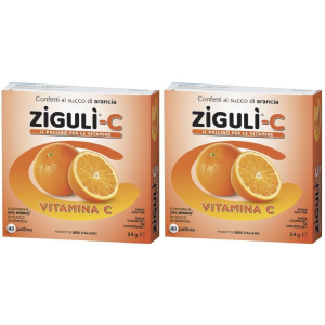 Trova Offerte di ziguli-c® vitamina c gusto arancia 2x40 pz compresse masticabili e compra online