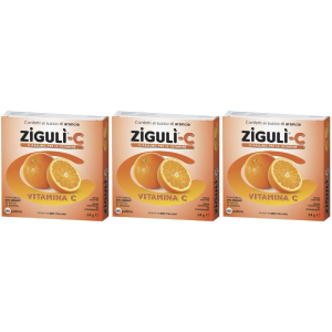 Trova Offerte di ziguli-c® vitamina c gusto arancia 3x40 pz compresse masticabili e compra online