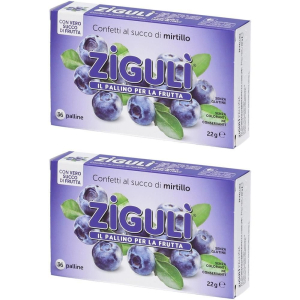 Trova Offerte di zigulì® confetti al succo di mirtillo 2x36 pz pasticche e compra online