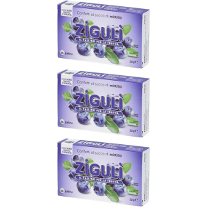 Trova Offerte di zigulì® confetti al succo di mirtillo 3x36 pz pasticche e compra online