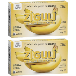 Trova Offerte di zigulì® confetti alla polpa di banana 2x36 pz pasticche e compra online