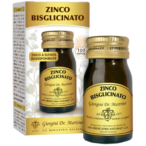 Zinco bisglicinato integratore per pelle unghie capelli e sistema immunitario 100 pastiglie
