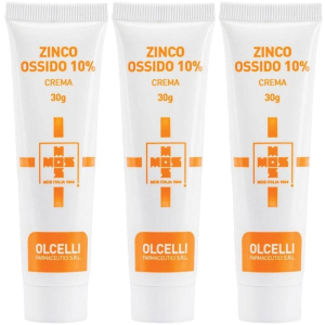 Trova Offerte di zinco ossido 10% 30 g 3x30 g crema e compra online