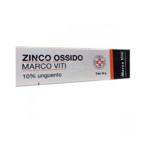 zinco ossido mv unguento 30g bugiardino cod: 030360010 