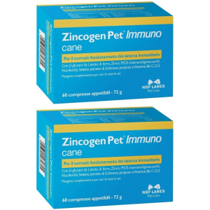 Trova Offerte di zincogen pet immuno 60 compresse set da 2 2x1 pz e compra online