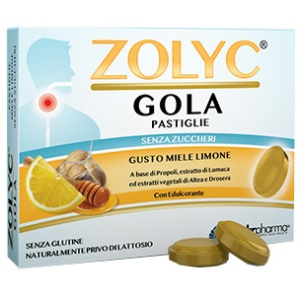 Trova Offerte di zolyc gola miele limone 30 pastiglie con edulcorante senza zuccheri senza glutine naturalmente privo di lattosio e compra online