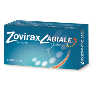 Zovirax labiale crema per herpes  con il 5% di aciclovir 2 g