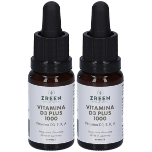 Trova Offerte di zreen vitamina d3 plus 1000 15 ml 2x15 ml soluzione orale e compra online