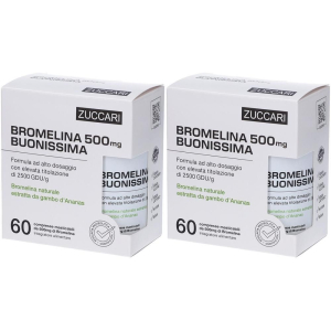 Trova Offerte di zuccari bromelina 500 mg buonissima compresse masticabili 2x72 g compr e compra online
