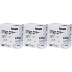 Trova Offerte di zuccari bromelina 500 mg buonissima compresse masticabili 3x72 g compr e compra online