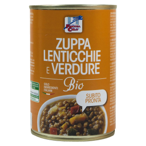 Zuppa lenticchie/verdure bio