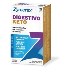 Trova Offerte di Zymerex digestivo keto 30 compresse integratore con complesso enzimatico, tarassaco, carciofo, colina e zinco e compra online