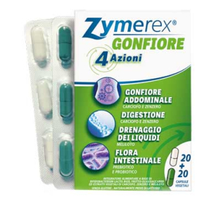 zymerex gonfiore 40 capsule bugiardino cod: 980812527 